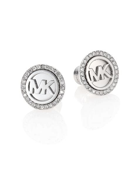 michael kors stud earrings macy& 39|Michael Kors silver drop earrings.